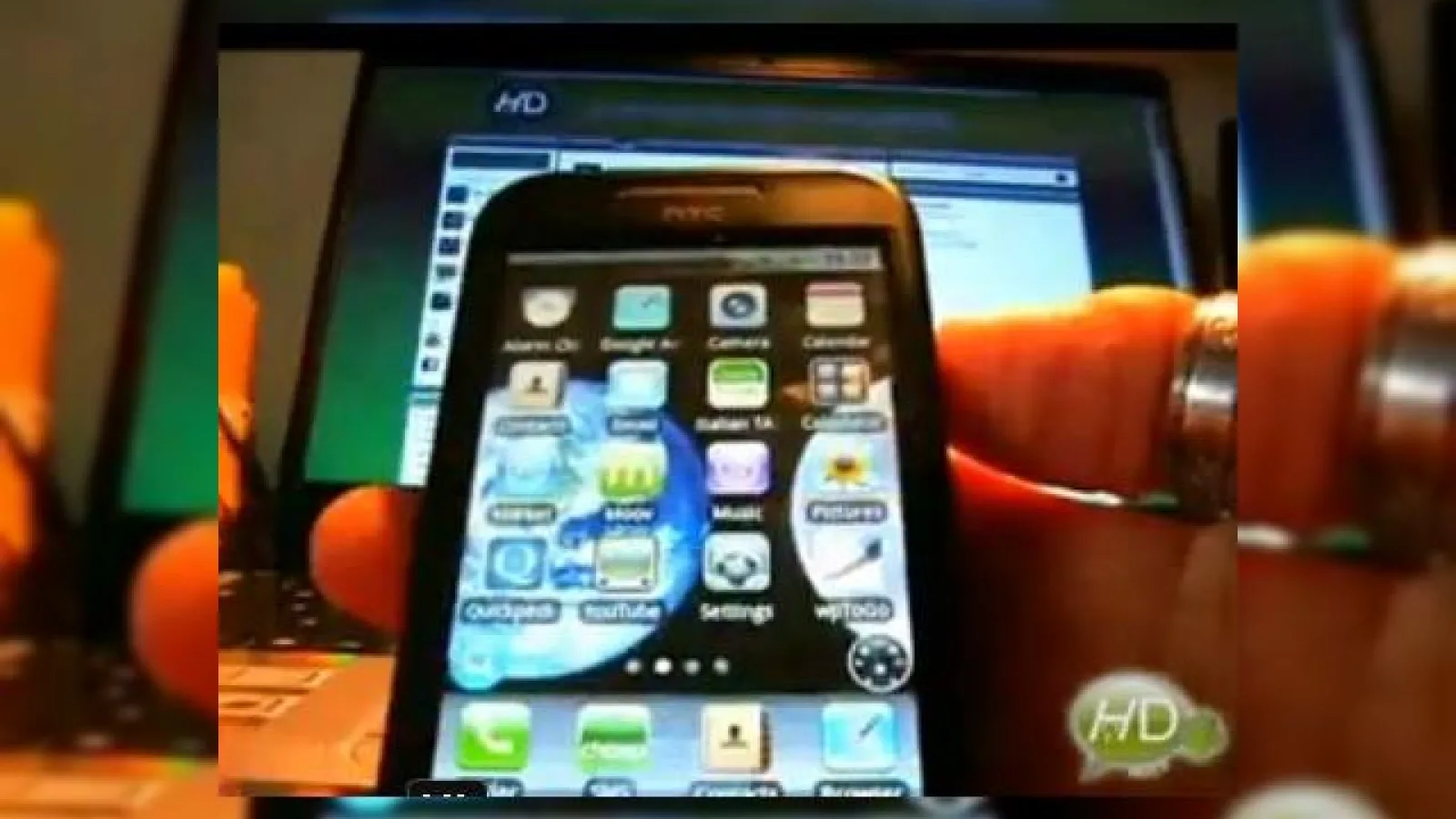 Google Android primeste interfata lui iPhone (Video)