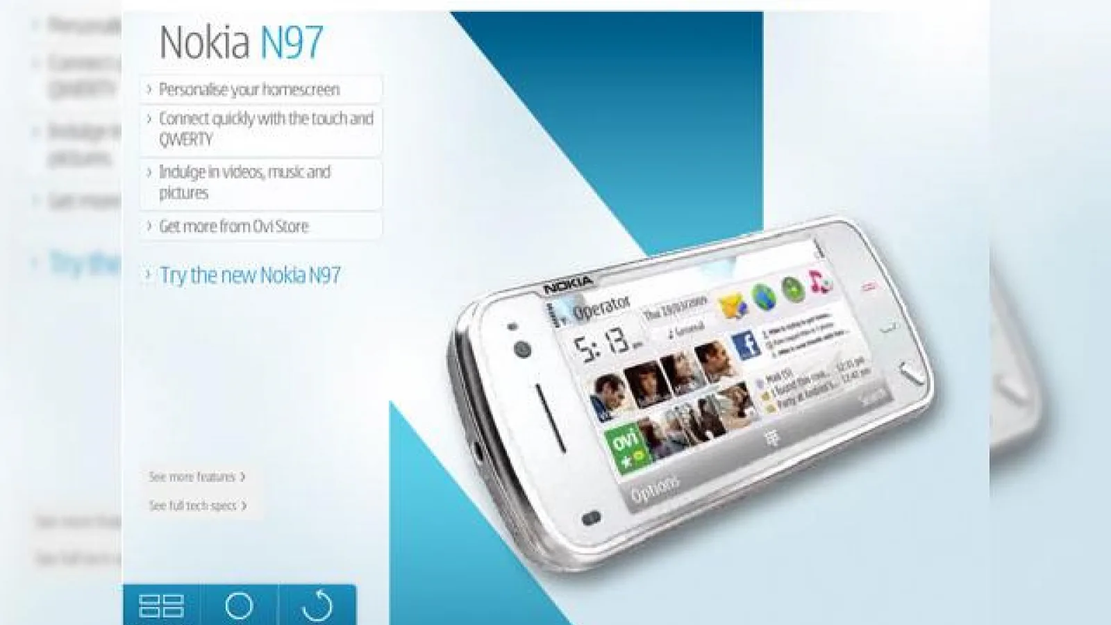 Nokia pune in vanzare telefonul N97, la pretul de 699 dolari