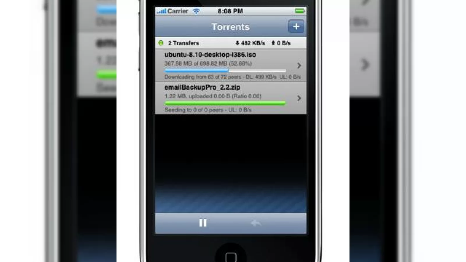 BitTorrent pe iPhone, prin aplicatia Drivetrain, proaspat respinsa de Apple