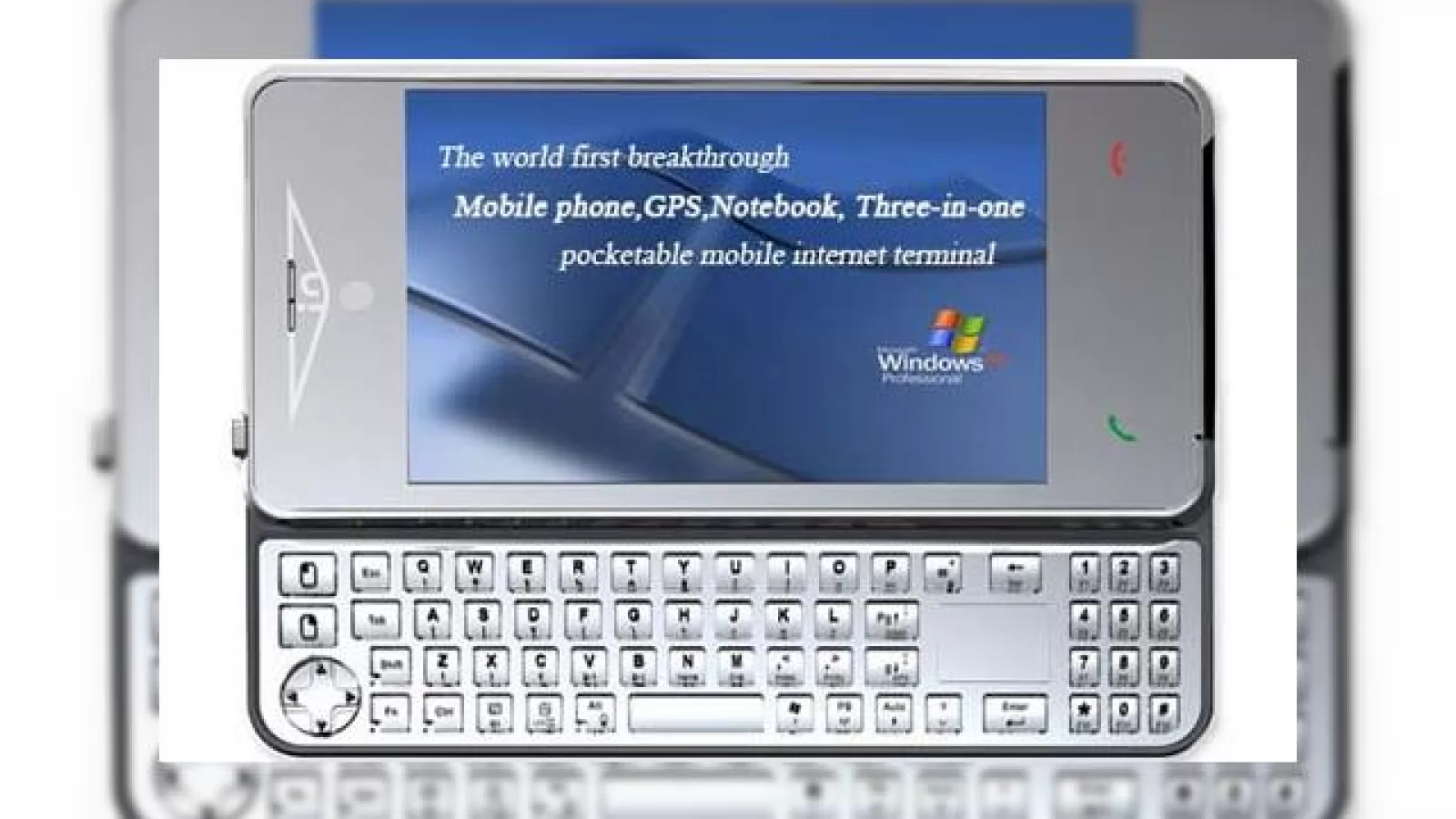 XPPhone, primul telefon care ruleaza Windows XP?