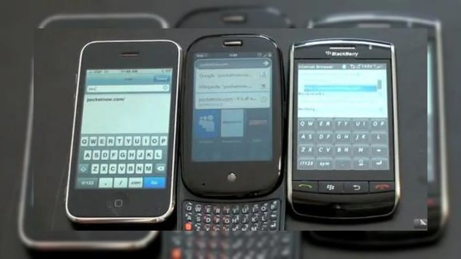 Palm Pre Versus iPhone 3G si BlackBerry Storm in duelul browserelor (Video)