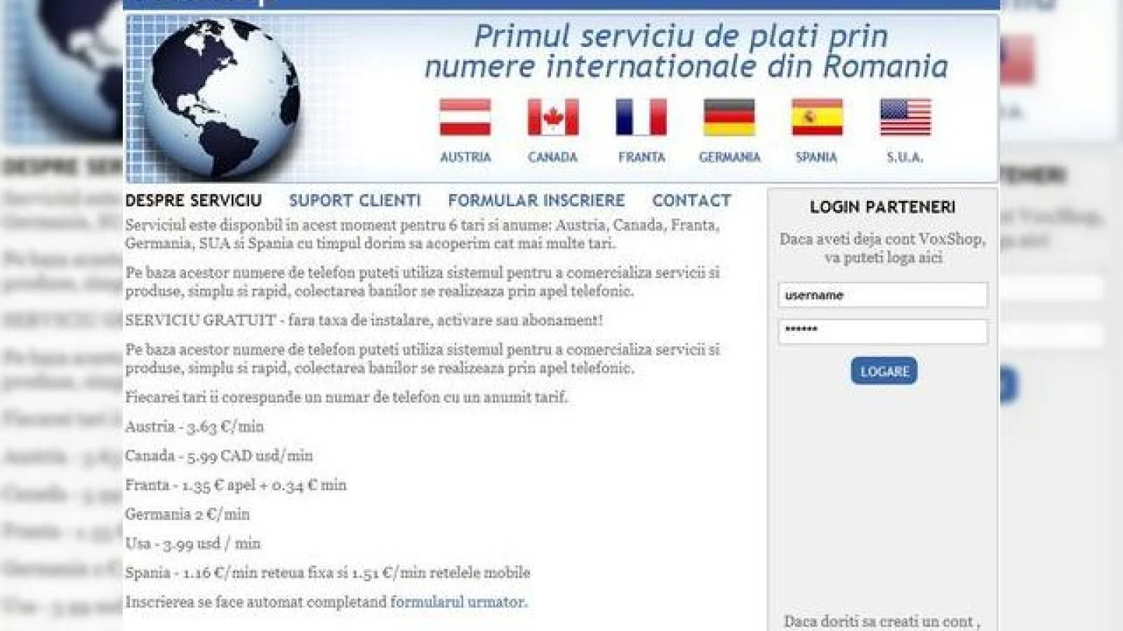 Voxshop, solutia Voxline pentru microplati internationale, via SMS