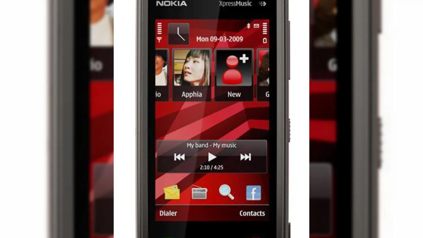 Nokia 5530 XpressMusic, anuntat oficial, telefon muzical compact cu interfata touch