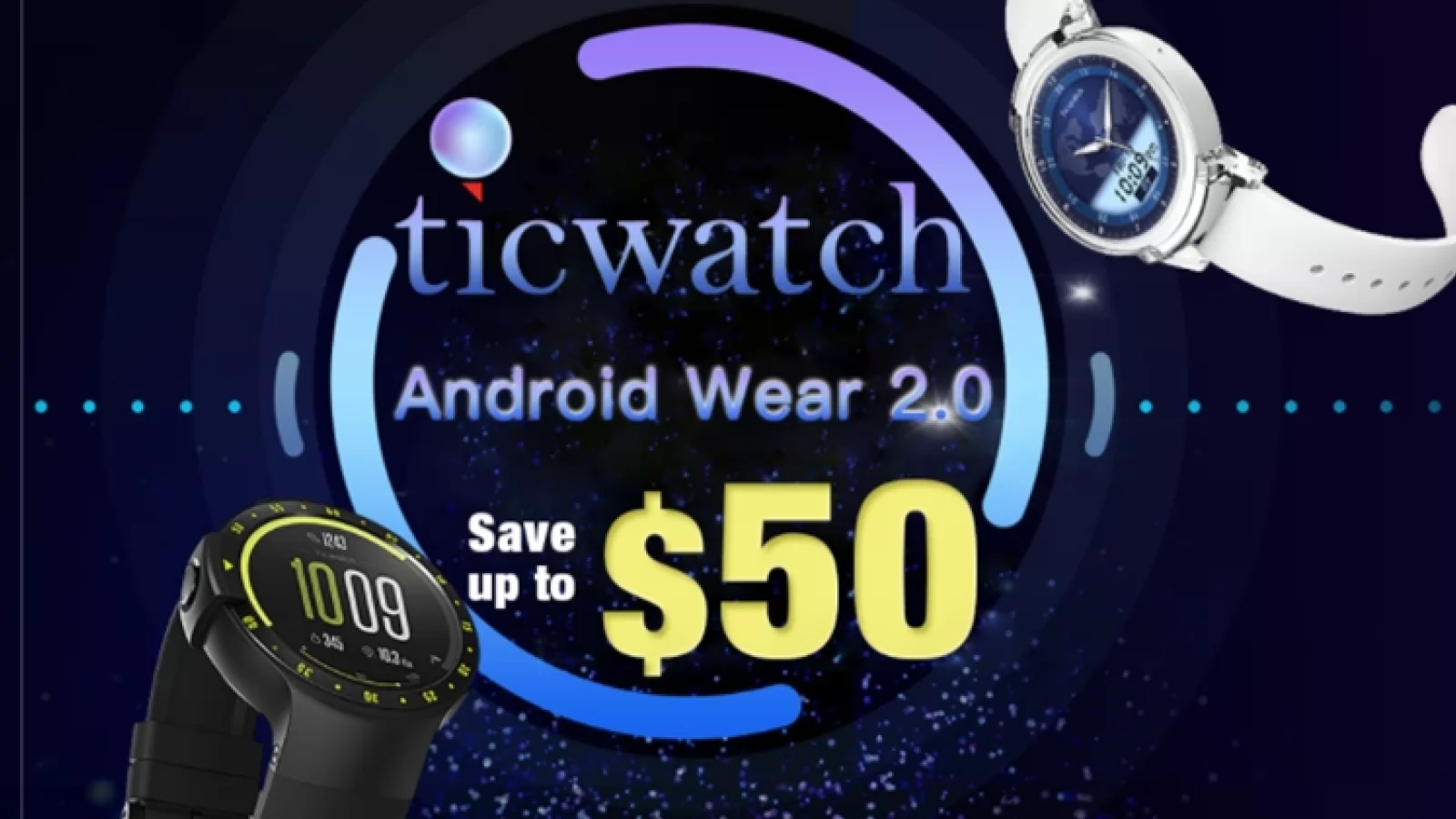 GeekBuying are la vânzare ceasuri cu Android Wear 2.0; TicWatch E se află pe listă cu dotări atractive