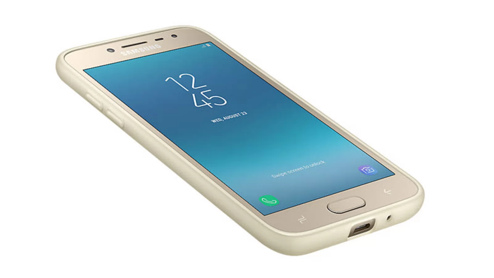 Samsung Galaxy J2 (2018) este menționat chiar pe site-ul oficial; apar randări și huse ale sale