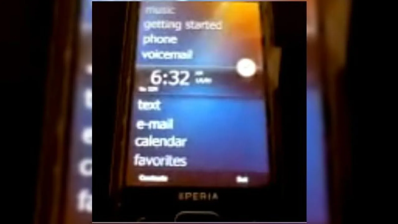Sony Ericsson XPERIA X2, prezentat in fata camerei video