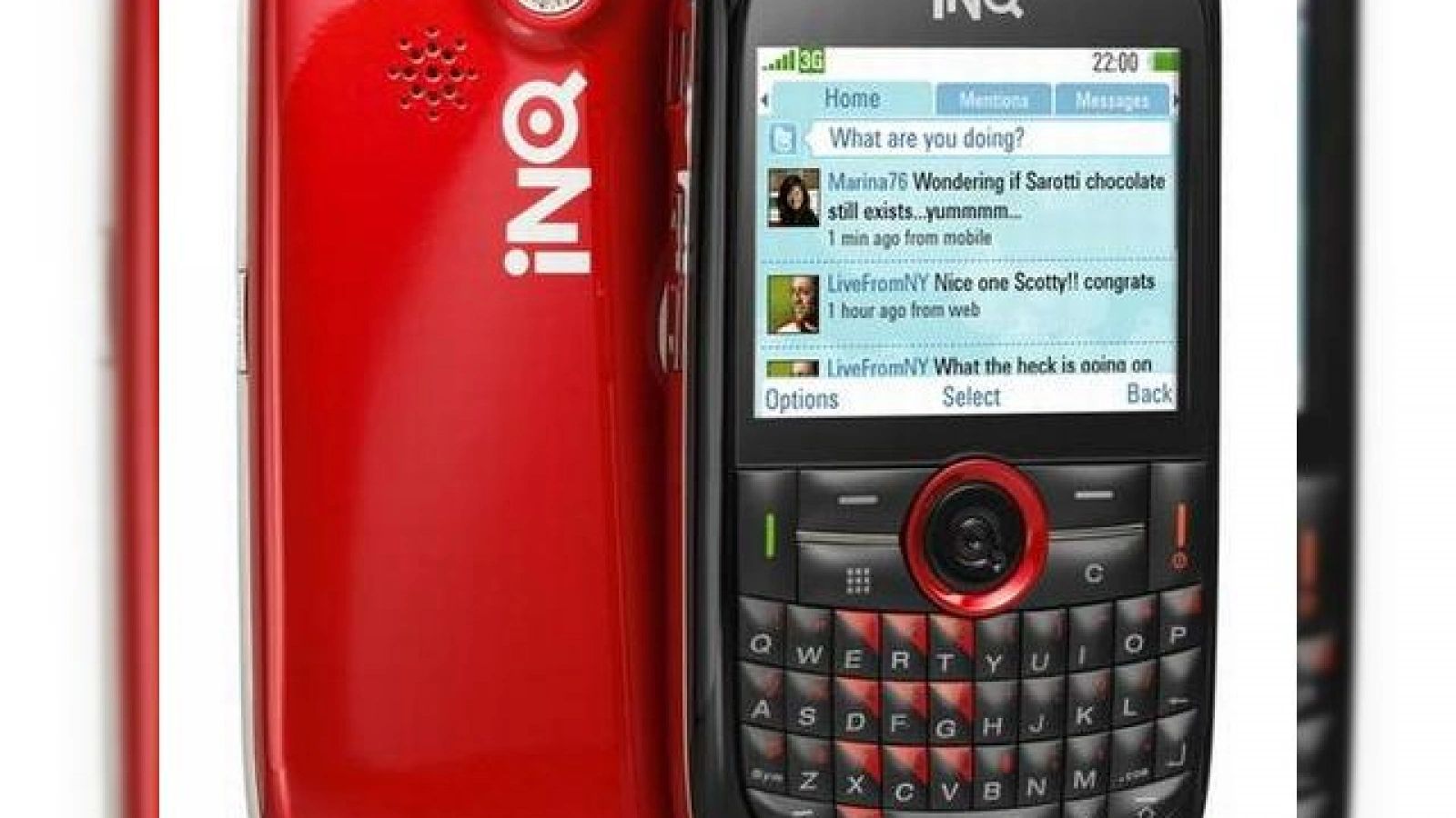 Telefonul Twitter exista! INQ Chat 3G si Mini 3G, acum cu sincronizare iTunes