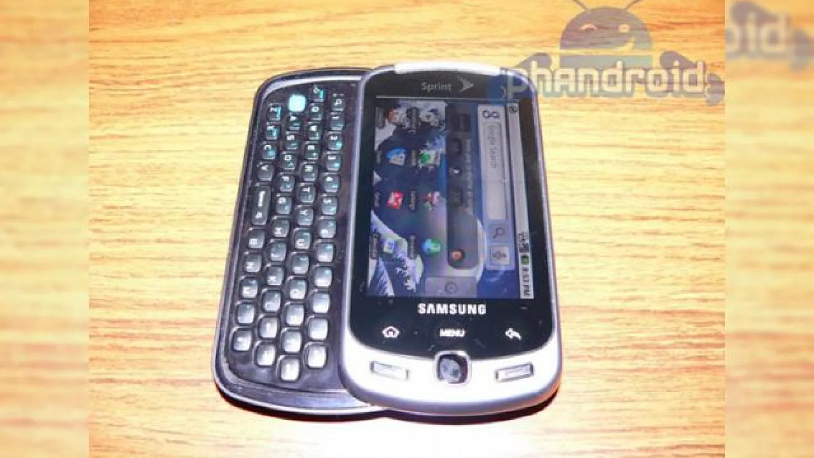 Samsung Instinct Q, terminal Android QWERTY scapat pe web