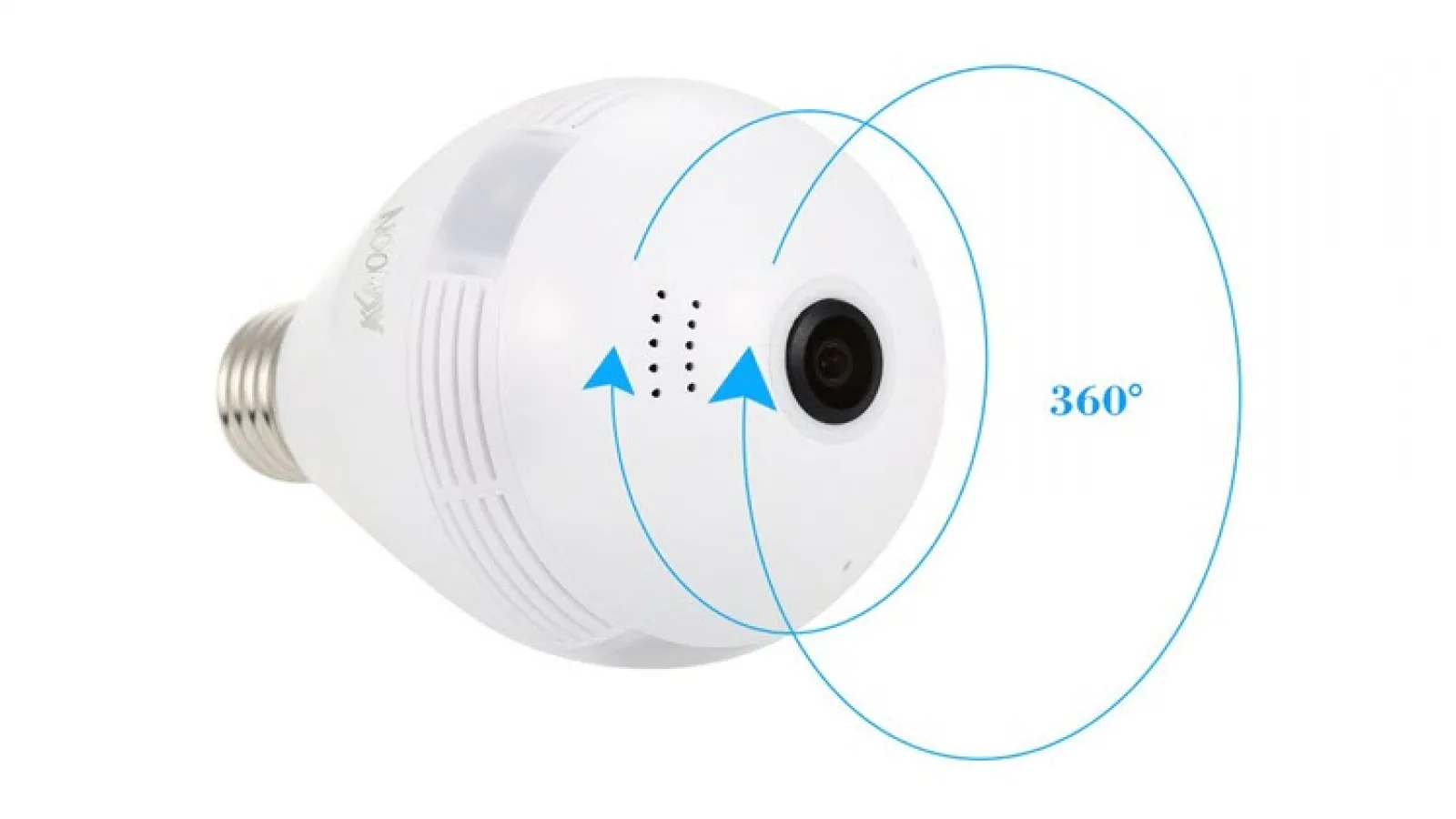 Becul inteligent KKMoon Wireless 960PH se vinde pentru numai 21.84 euro și are o cameră video de supraveghere integrată