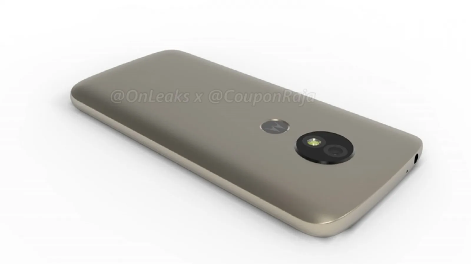 Motorola Moto E5 primește randări 3D detaliate; integrează scanner-ul de amprente în logo-ul Moto