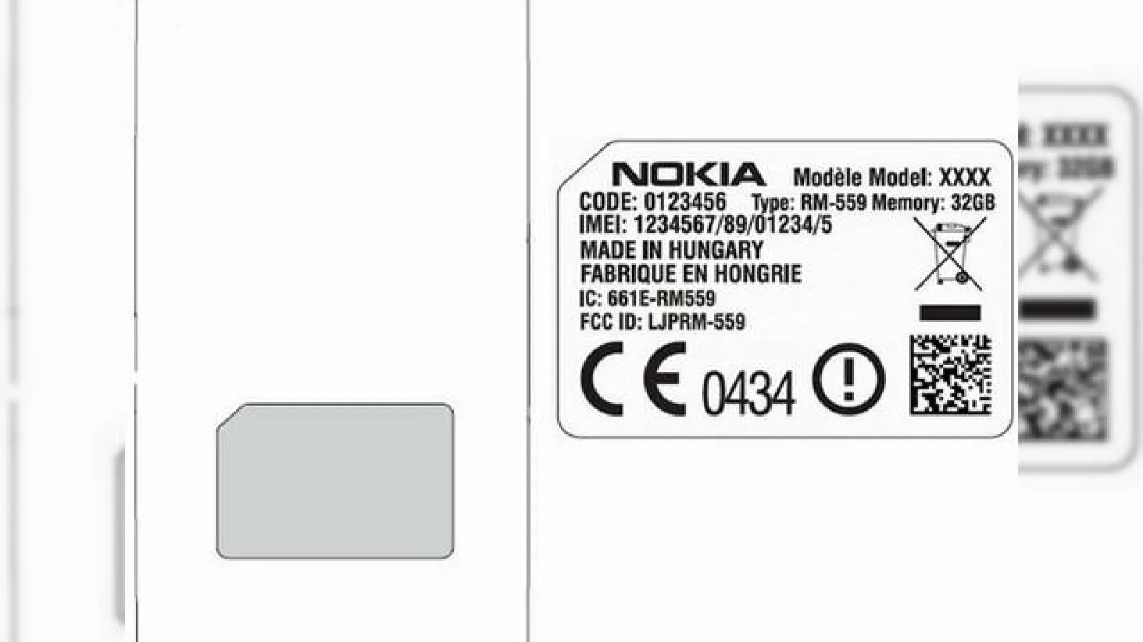 Nokia Alvin, telefonul de 32 GB trece de FCC