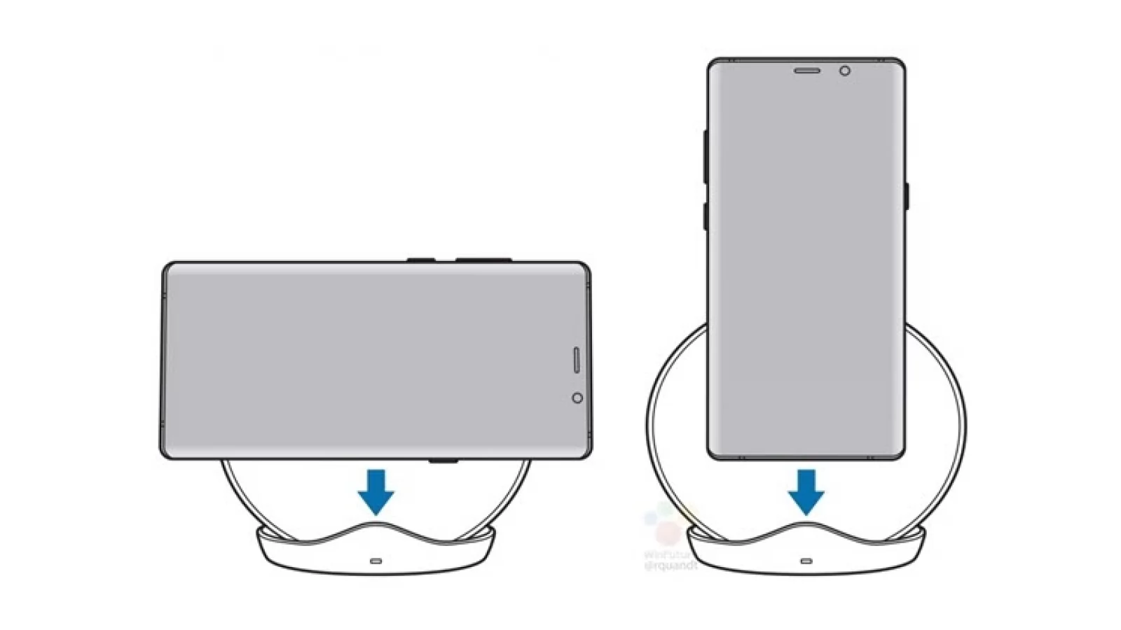 Încărcătorul wireless destinat lui Samsung Galaxy S9 și Galaxy S9+ apare într-un manual oficial alături de schițe