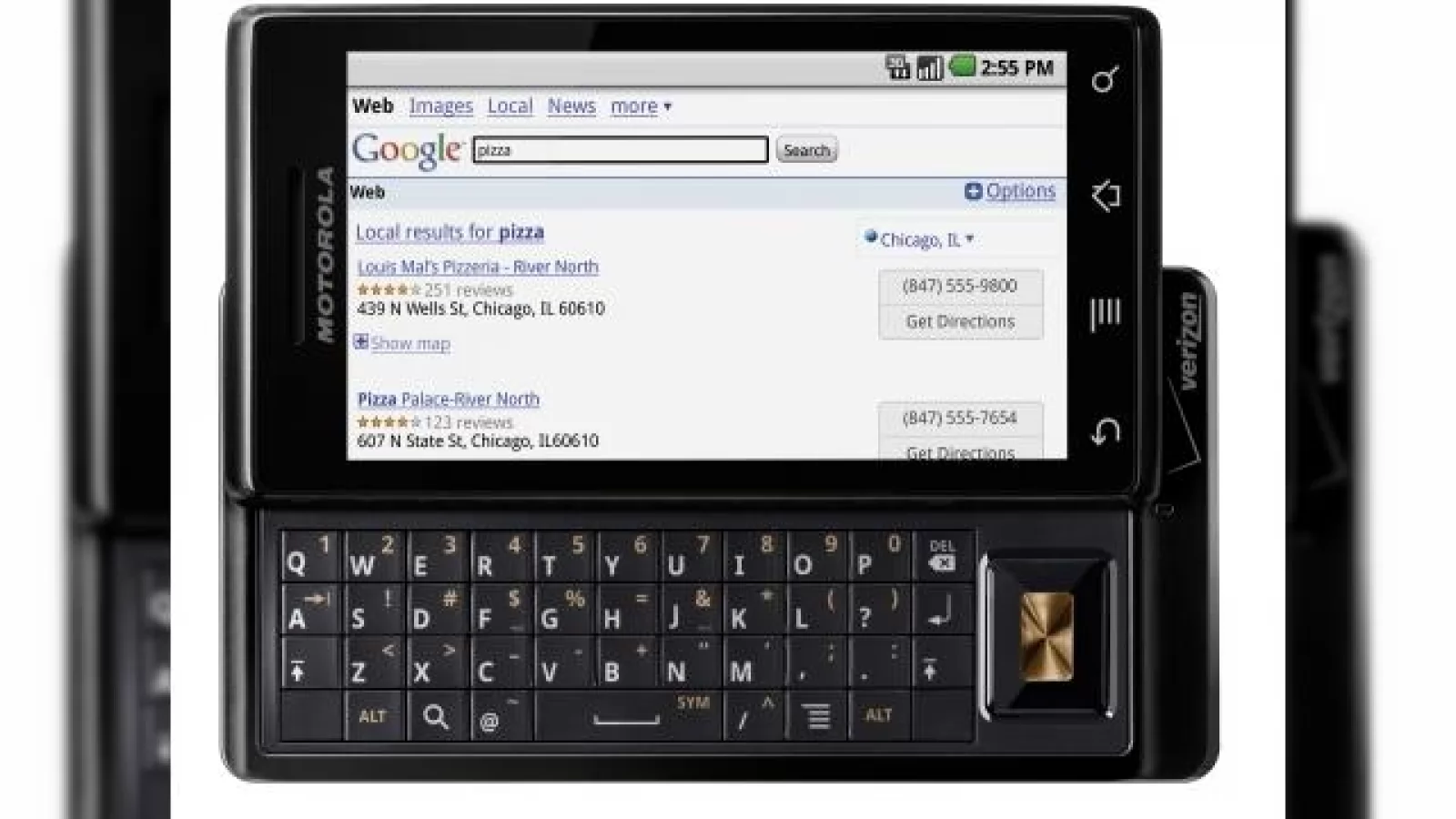 Motorola Droid anuntat oficial drept primul telefon Android 2.0; lansat pe 6 noiembrie