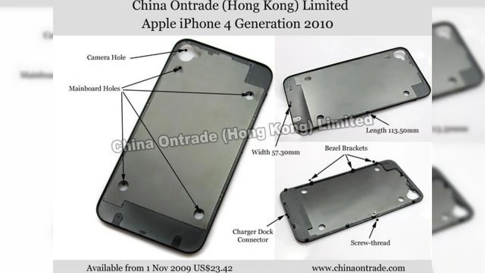 Componente ale viitorului iPhone au scapat pe web; Apple iPhone 4, modelul pe 2010?