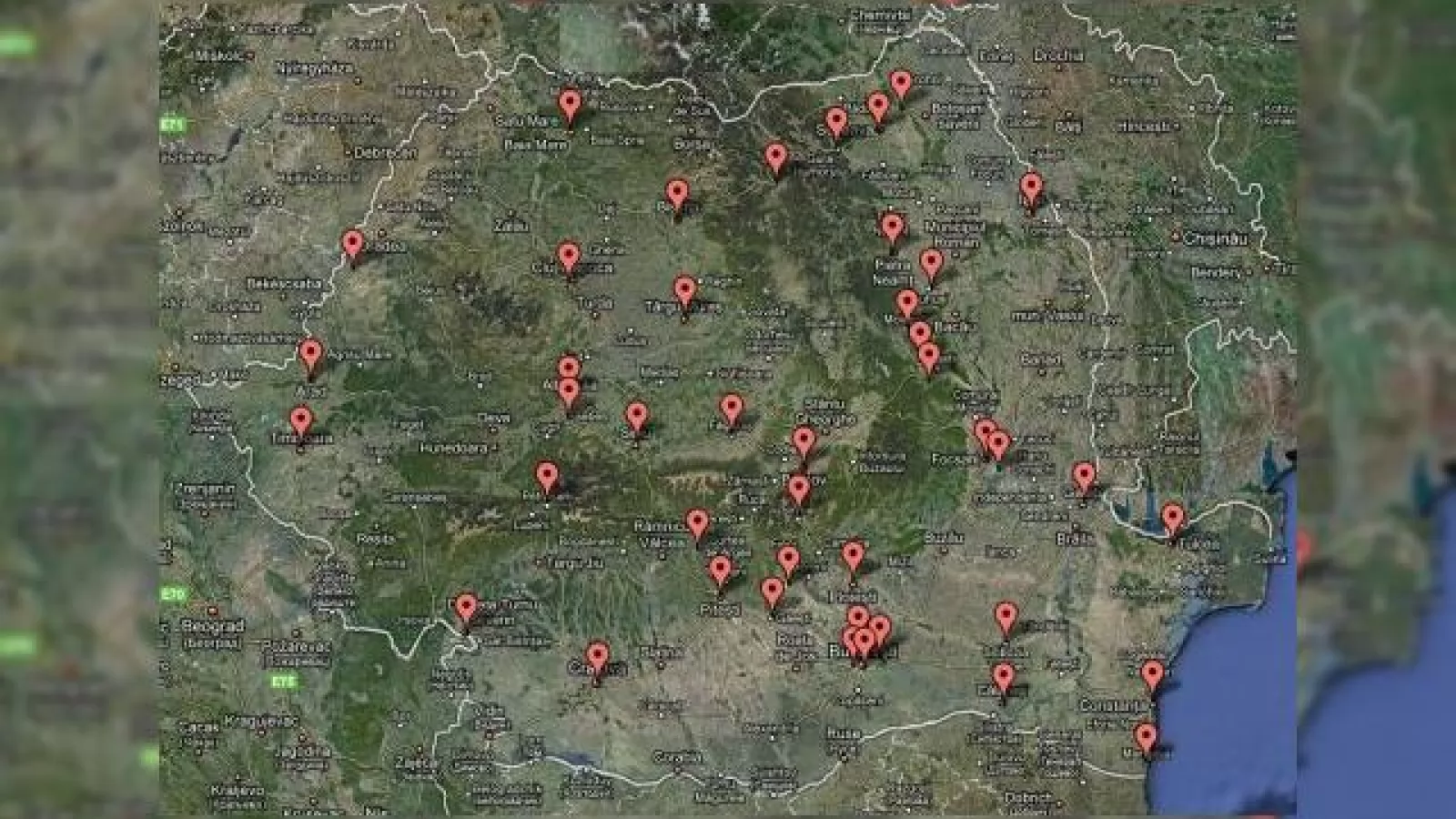 O initiativa de laudat: Harta locatiilor hotspot din Romania!