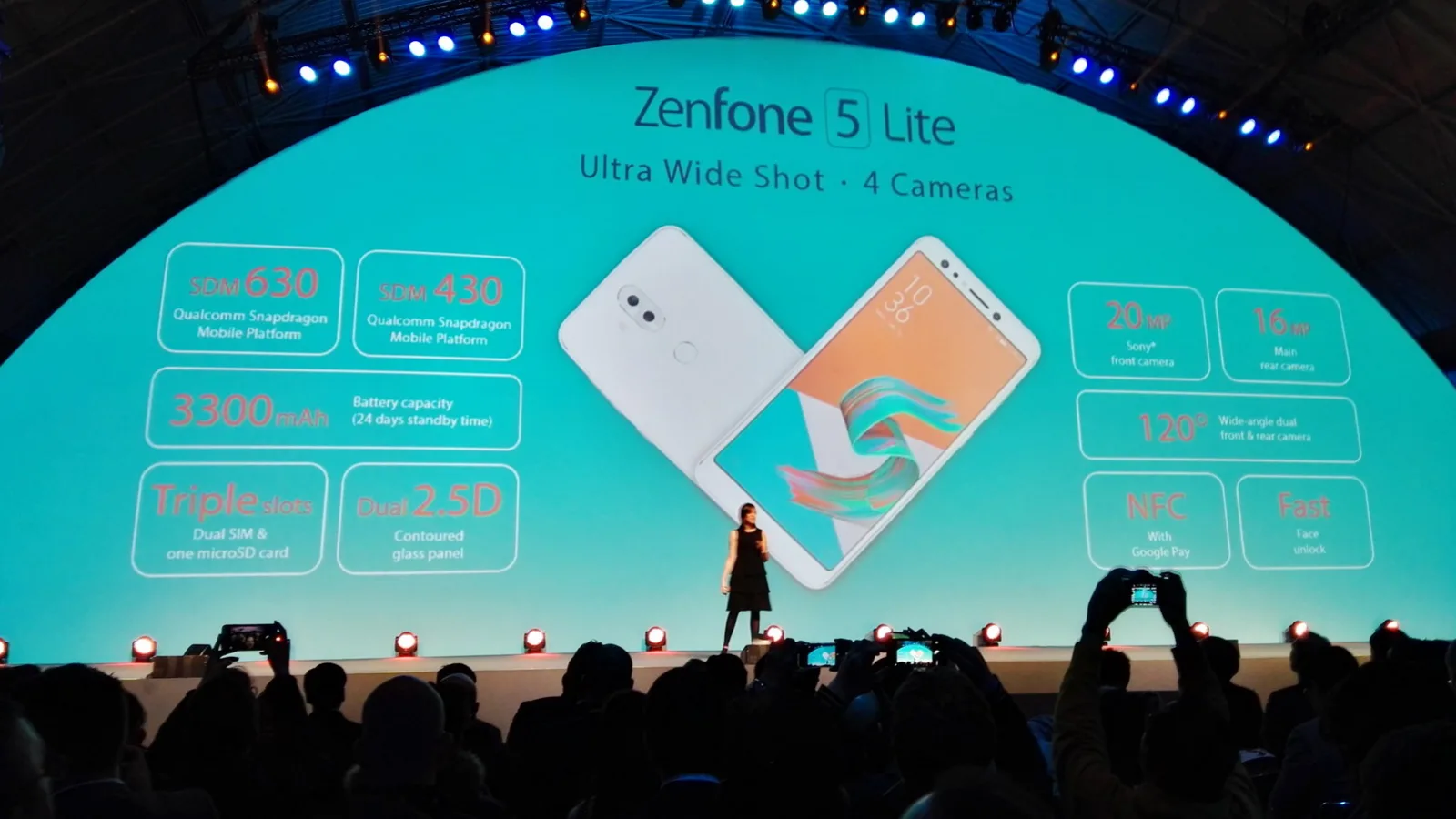 MWC 2018: ASUS anunţă ZenFone 5 Lite, telefon cu 4 camere, ecran mare şi corp premium