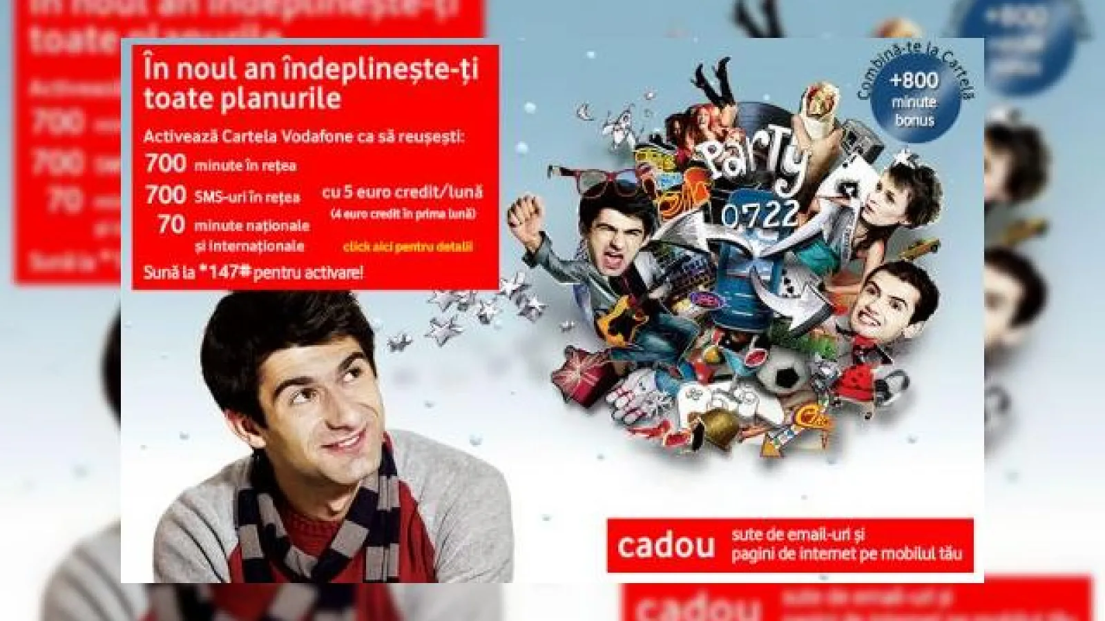 Vodafone Romania prezinta oferta speciala de sarbatori pentru Cartela Vodafone