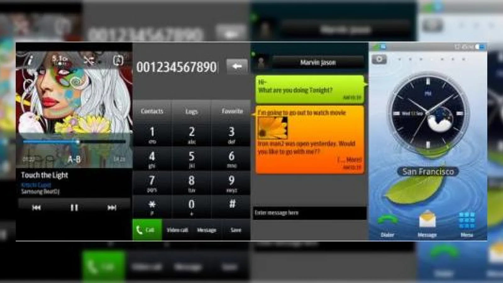 Primele imagini scapate pe web cu Samsung Bada OS