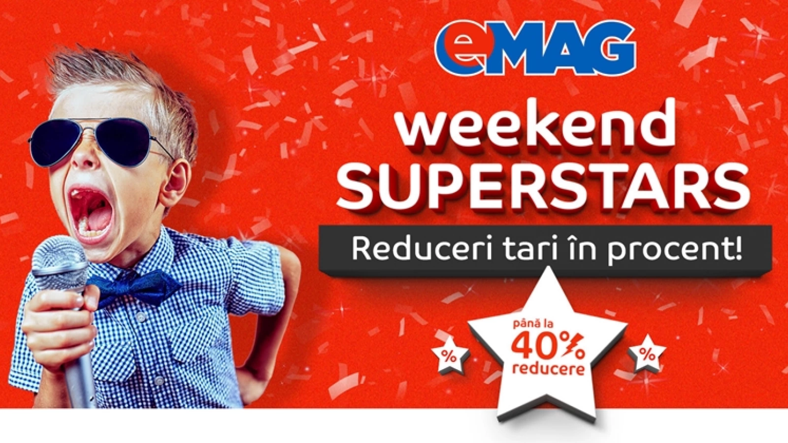 eMAG Weekend Superstars vine cu reduceri în perioada 17-18 martie; Iată sugestiile noastre