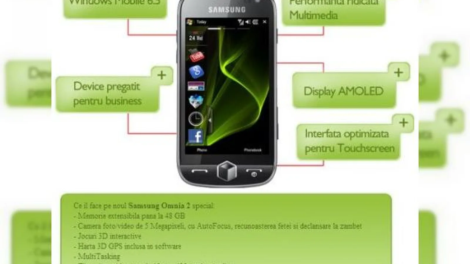 Cosmote iti ofera un Samsung Omnia II, pentru o recenzie!