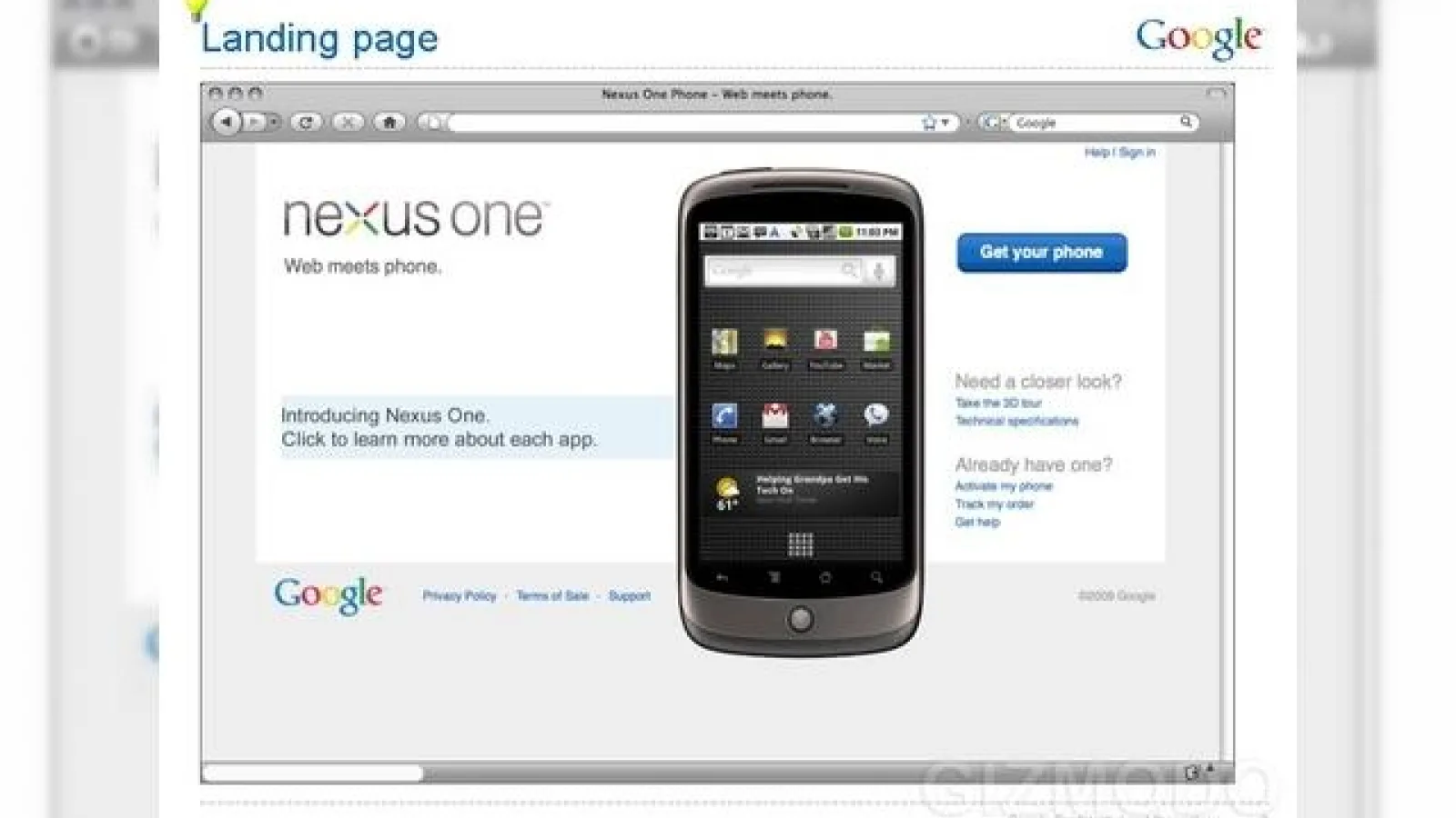 Noi detalii despre telefonul Google Nexus One: pretul oficial, 530 de dolari