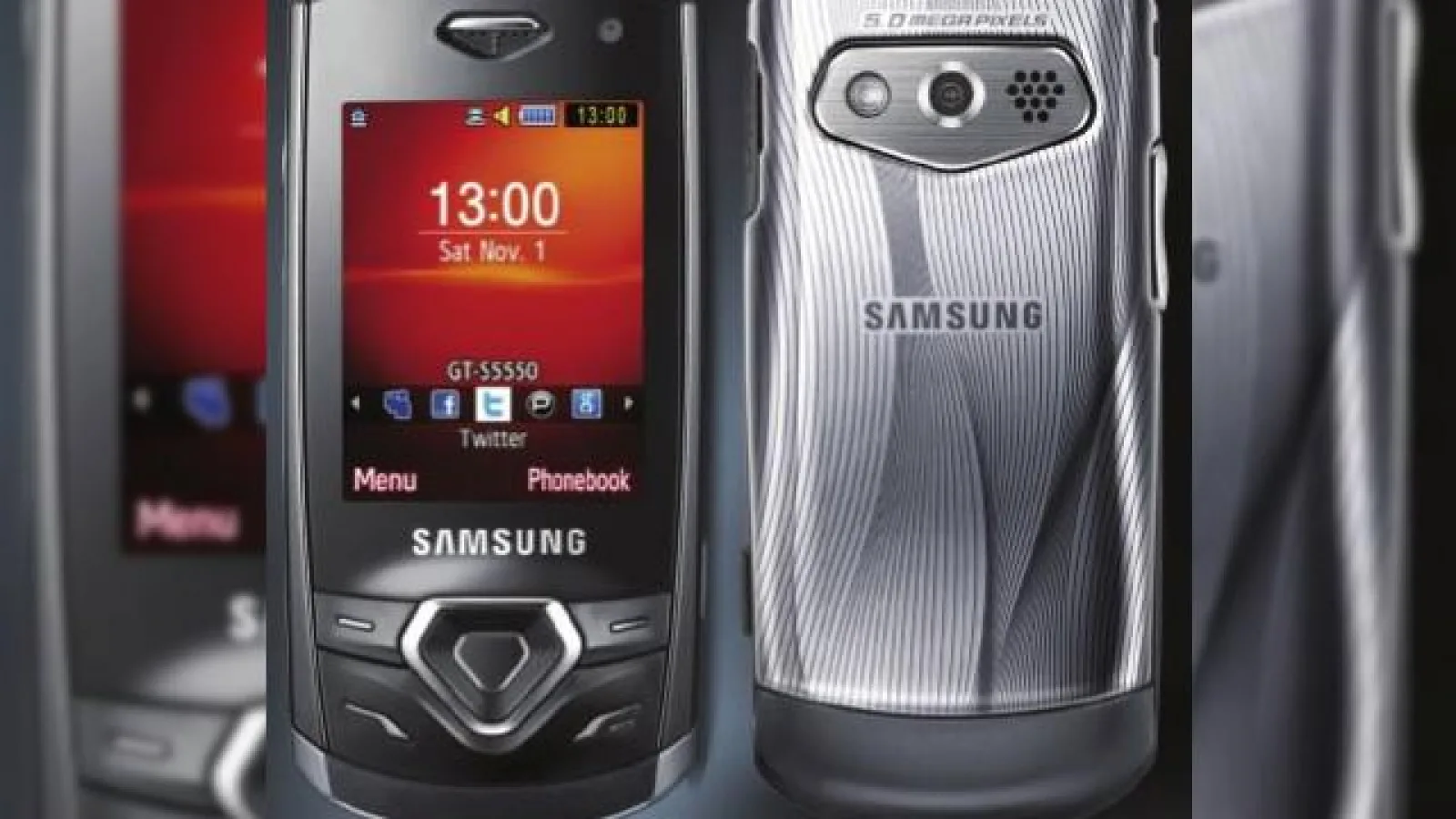Samsung S5550 scapa pe web, slider cu functii de social networking