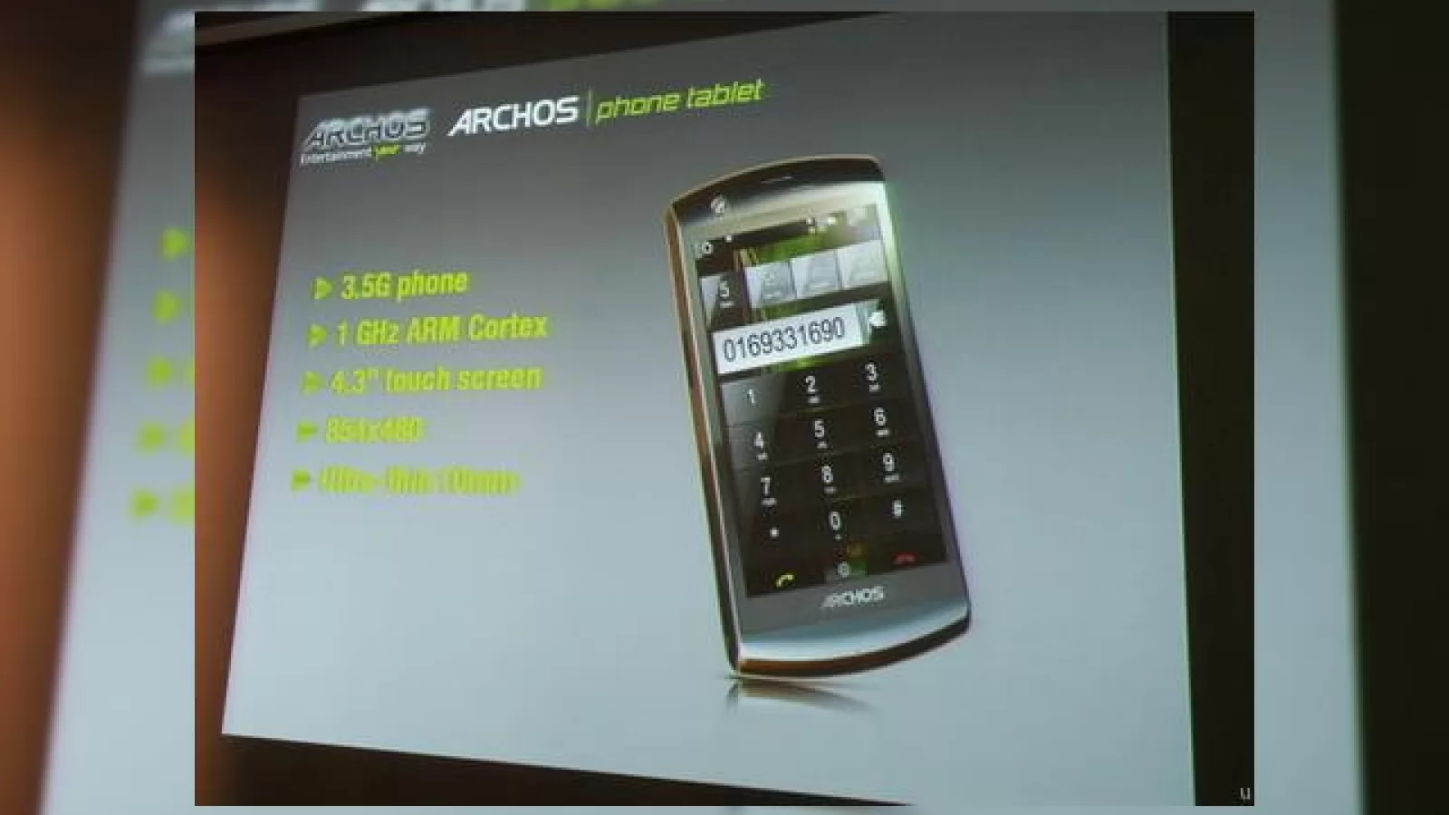 Telefonul-tablet de la Archos ar putea sosi pe piata in curand