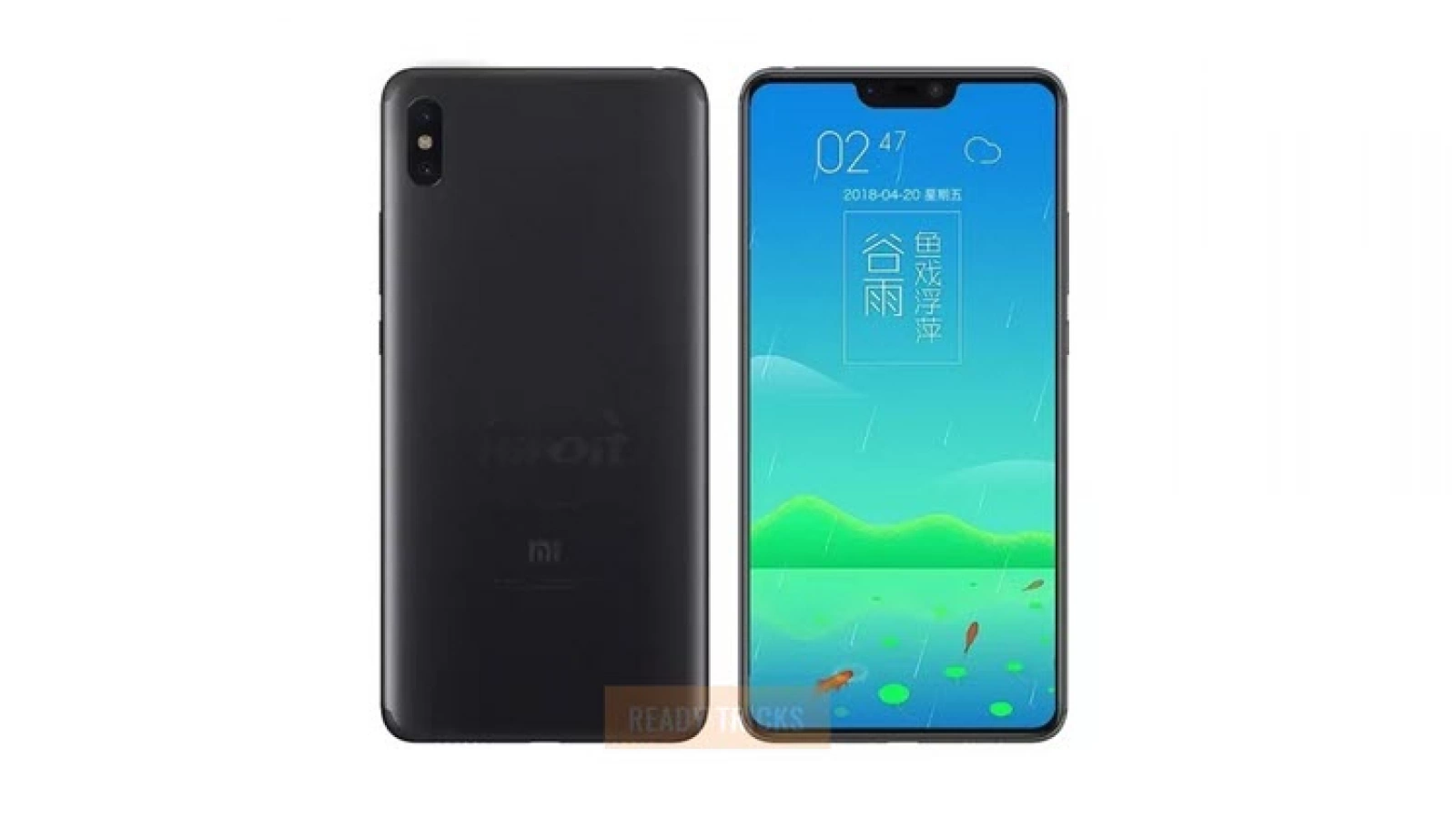 Xiaomi Mi 7 apare într-o randare cu decupaj în ecran; Mi 7 Plus ar avea scanner de amprente în ecran