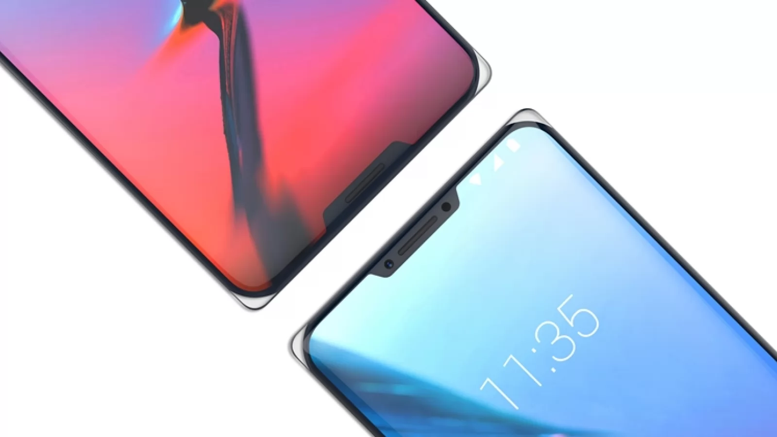 ZTE propune un design de smartphone cu două decupaje în ecran și carcasă din sticlă; Iată conceptul numit Iceberg