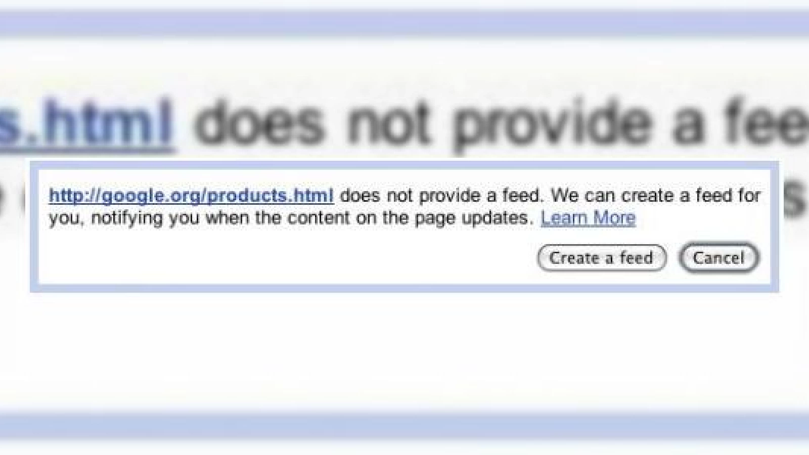 Urmareste acum modificarile oricarui site fara feed-uri, prin Google Reader