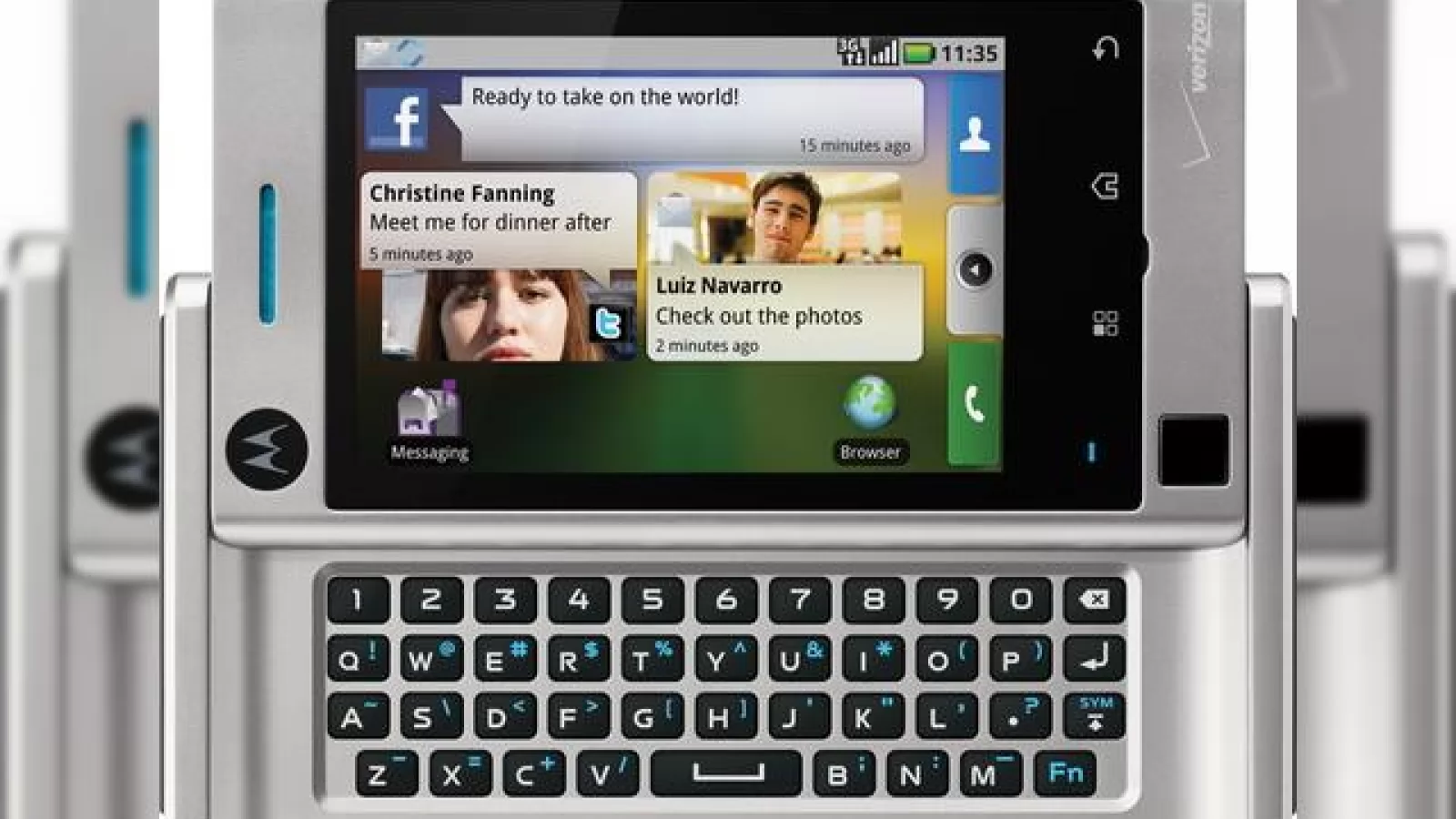 Motorola Devour, anuntat oficial, inca un smartphone cu MOTOBLUR