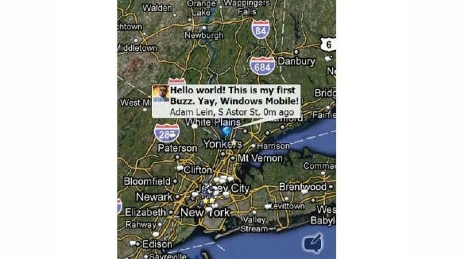 Google Maps 4.0, varianta Windows Mobile, acum si cu Google Buzz