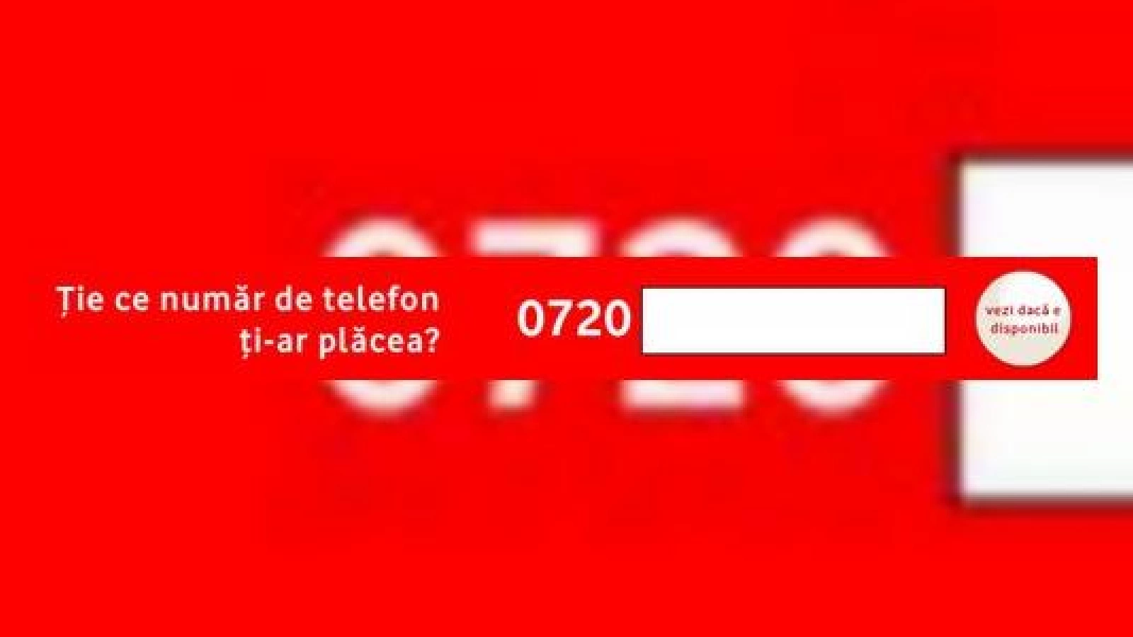 Vodafone iti permite acum sa-ti alegi un numar de telefon personalizat