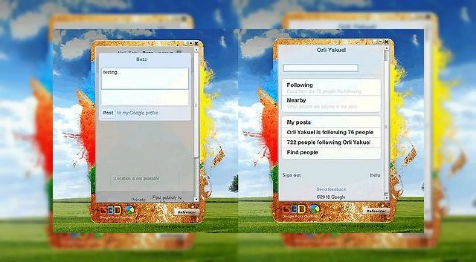 Google Buzz, inseparabil de Gmail; apar controversele si butonul "Off"