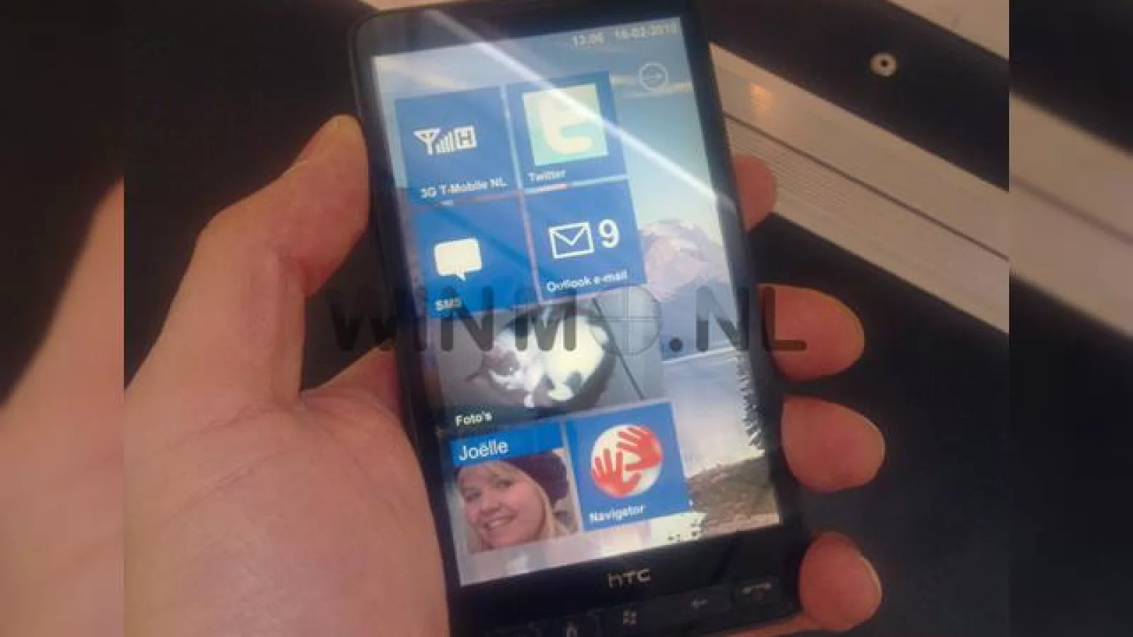 Windows Phone 7 Series, surprins pe HTC HD2?