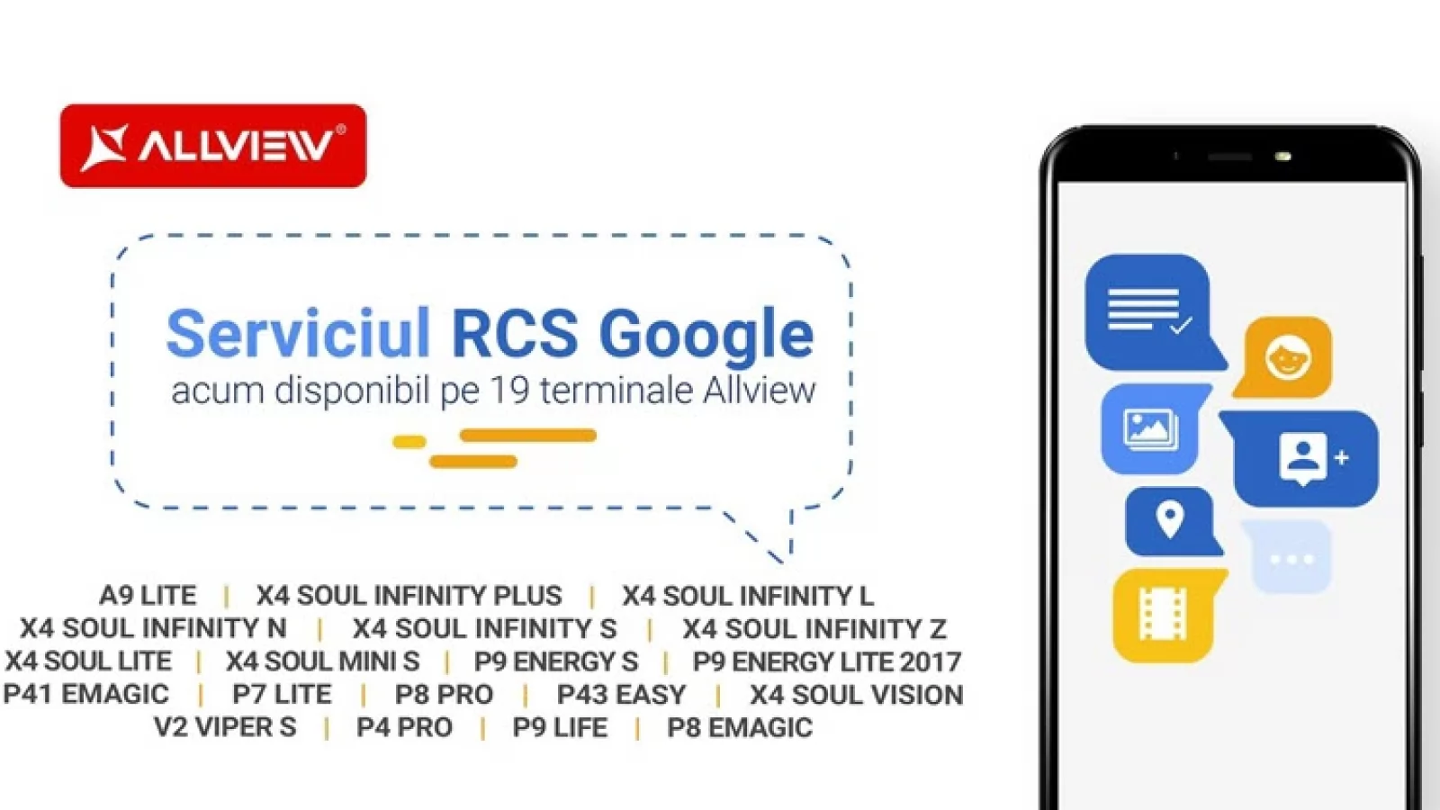 Allview lansează serviciul de mesagerie RCS Google pe 19 telefoane ale sale; Iată modelele!