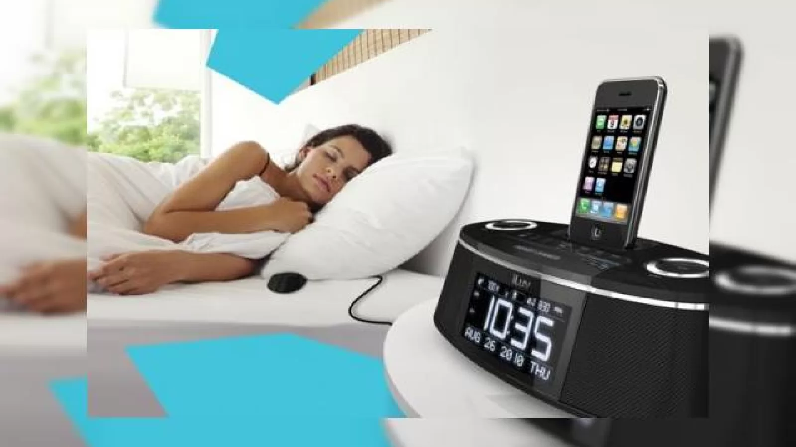 iLuv, ceasul desteptator cu dock pentru iPod/iPhone si vibratii pentru perna ta