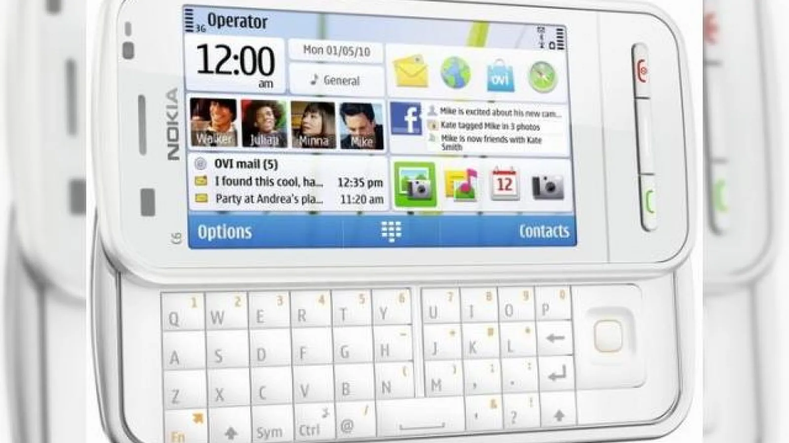Nokia C6 scapa pe web, telefon QWERTY cu touchscreen si potential mare