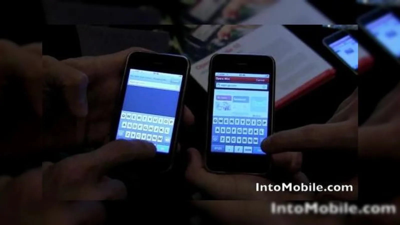 Opera Mini for iPhone versus Safari Mobile (Video)