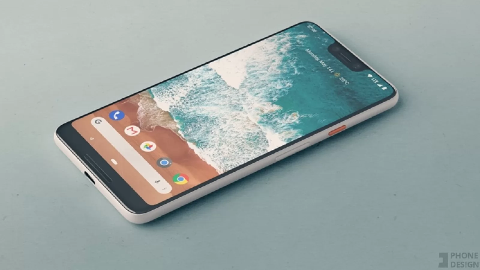 Google Pixel 3 XL primeşte o randare convingătoare de la un reputat designer; Are breton!