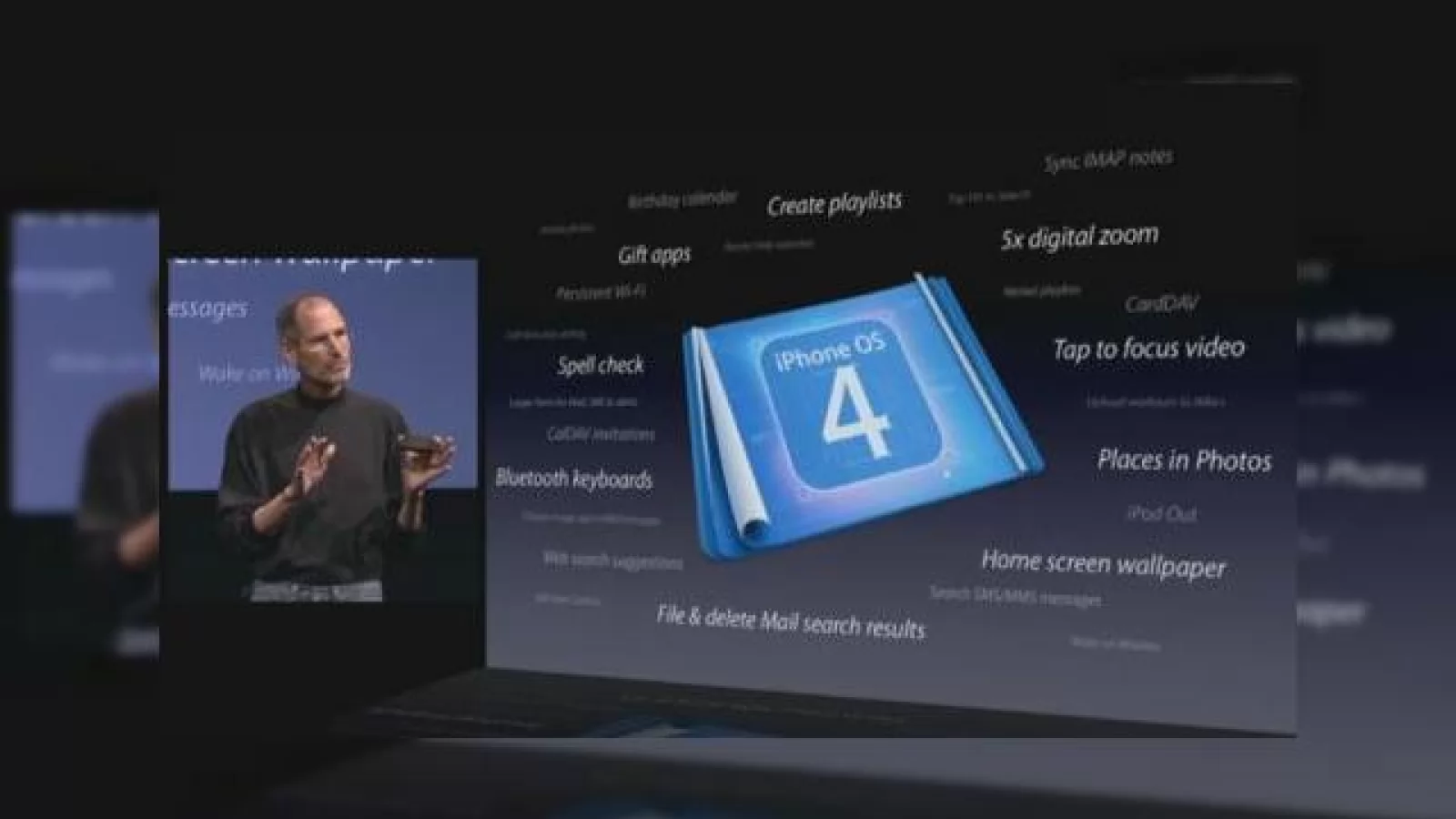 Discursul lui Steve Jobs de la lansarea lui iPhone OS 4.0, disponibil pe web