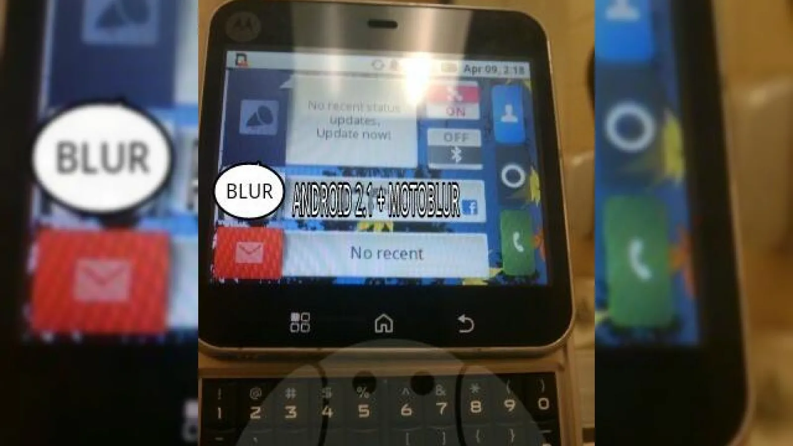 Un prototip de telefon Motorola cu Android la bord, scapat pe net si... la scoala