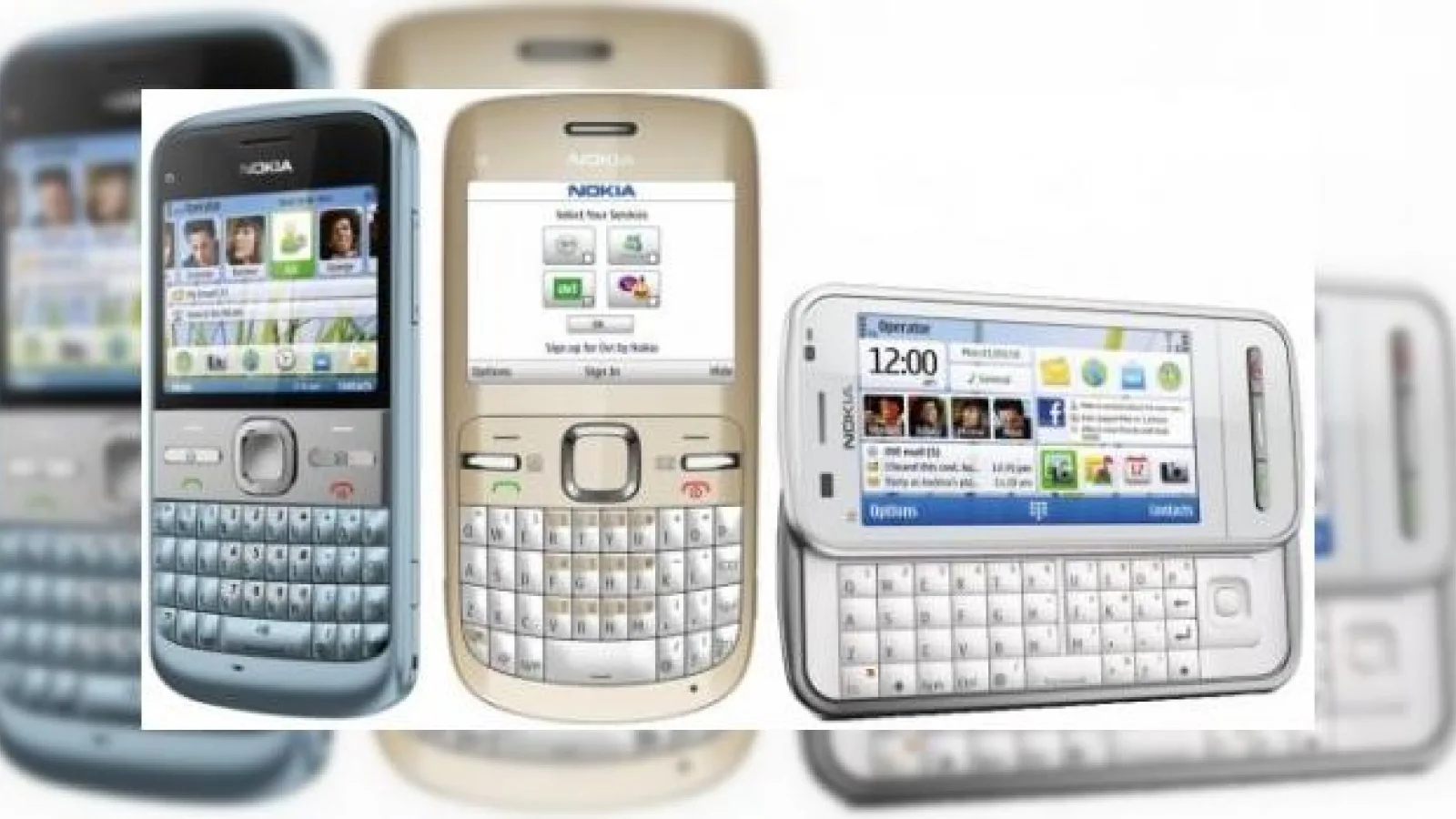 Nokia prezinta telefoanele C3, C6 si E5, dotate cu tastaturi QWERTY