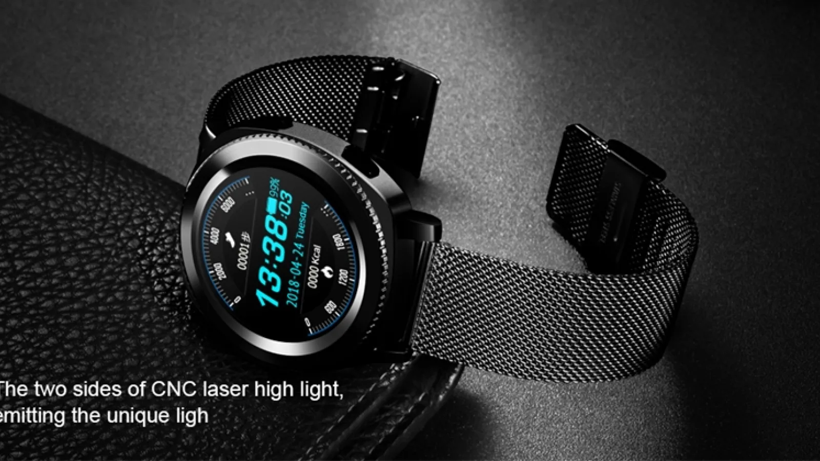 Microwear L2 este un nou smartwatch cu design modern, certificare IP68 și senzor de puls