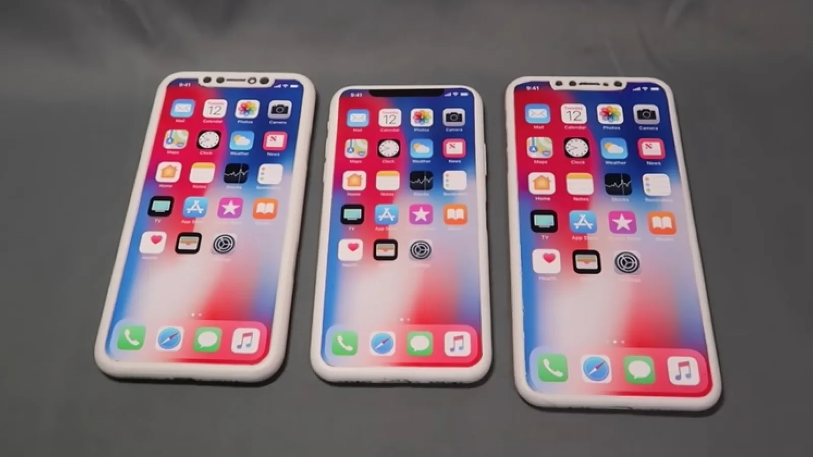 iPhone X Plus în varianta machetă este comparat cu iPhone X! Vedem și variantele noi de 5.8 inch și 6.1 inch
