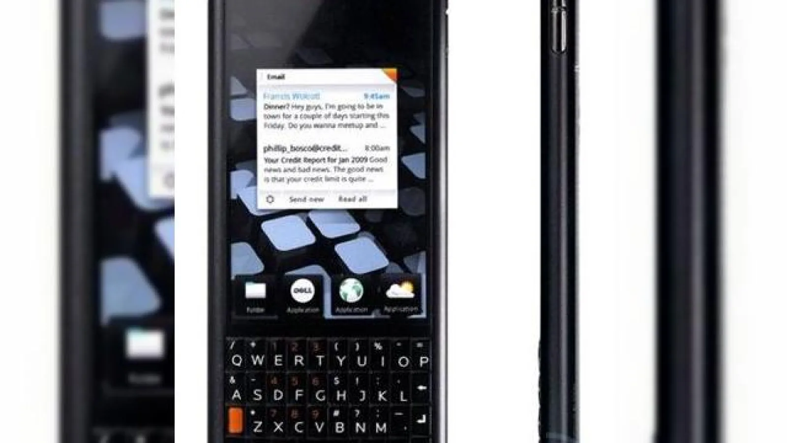 Dell Smoke, un terminal Android 2.2 (Froyo) cu un design portrait QWERTY