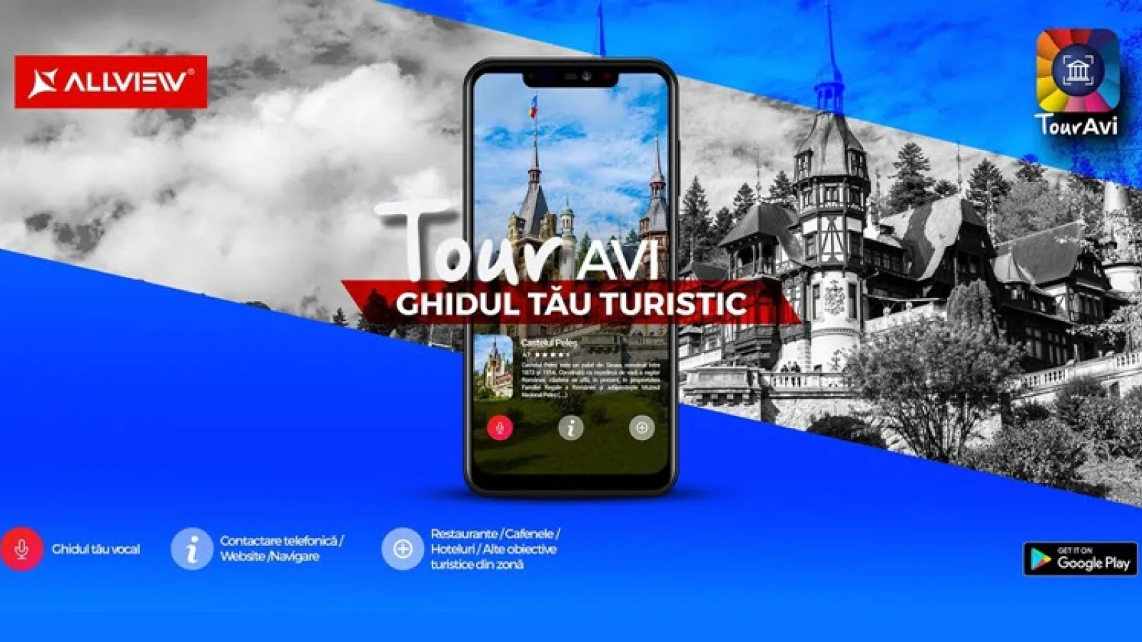 Allview lansează Touravi, aplicaţie cu rol de ghid turistic pentru vacanţe