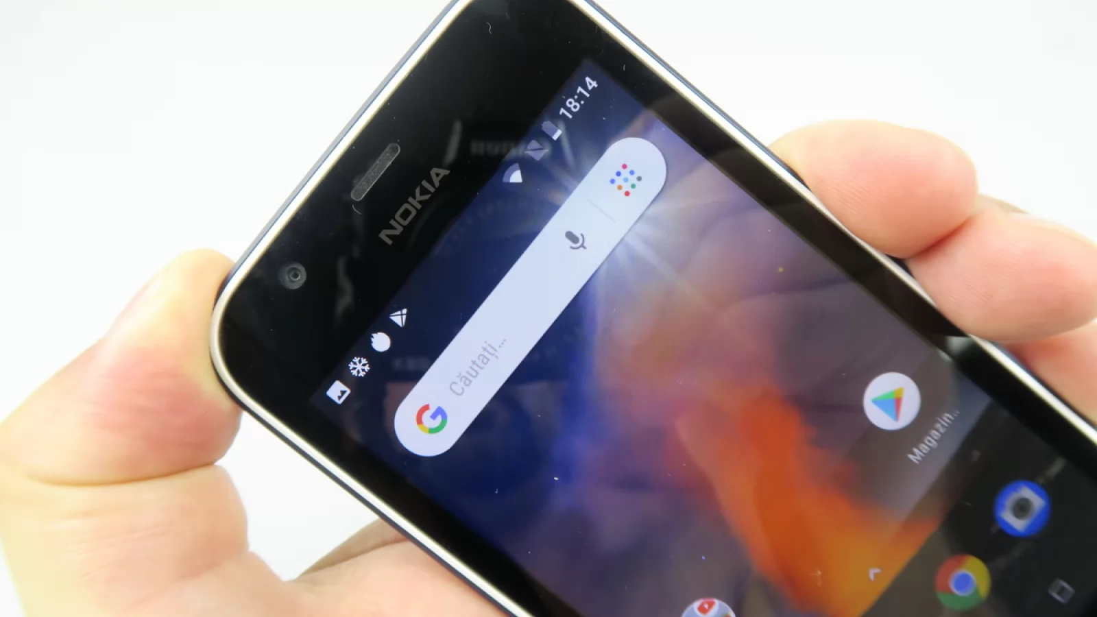 Nokia 1: Display modest, ce pare din epoca TFT rezistiv