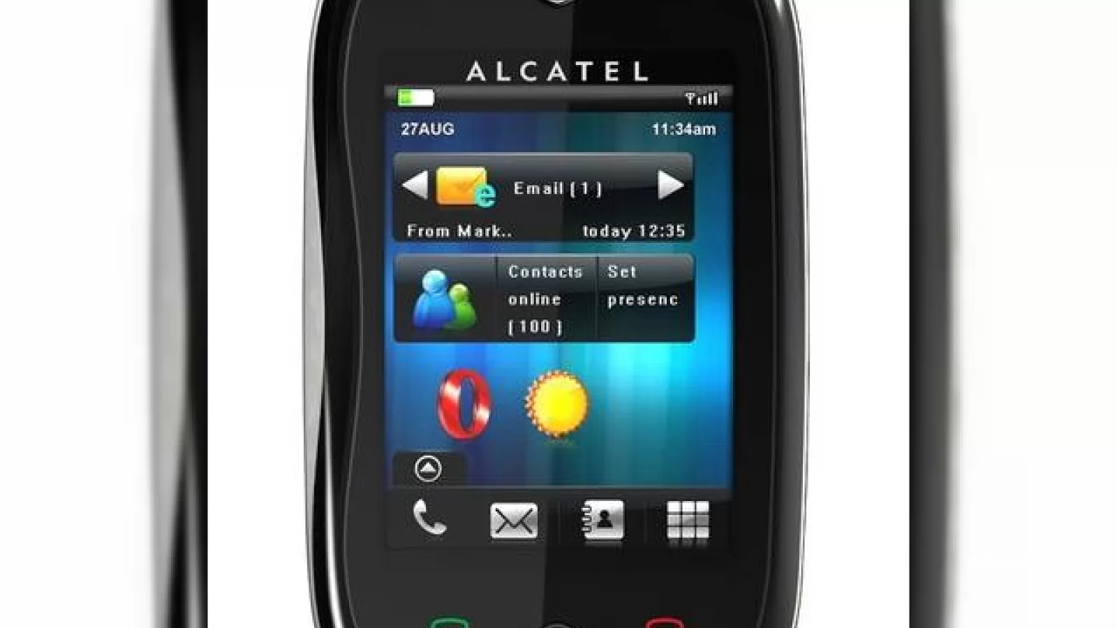 Alcatel One Touch XTRA, telefonul cu functii sociale, touchscreen si pret accesibil