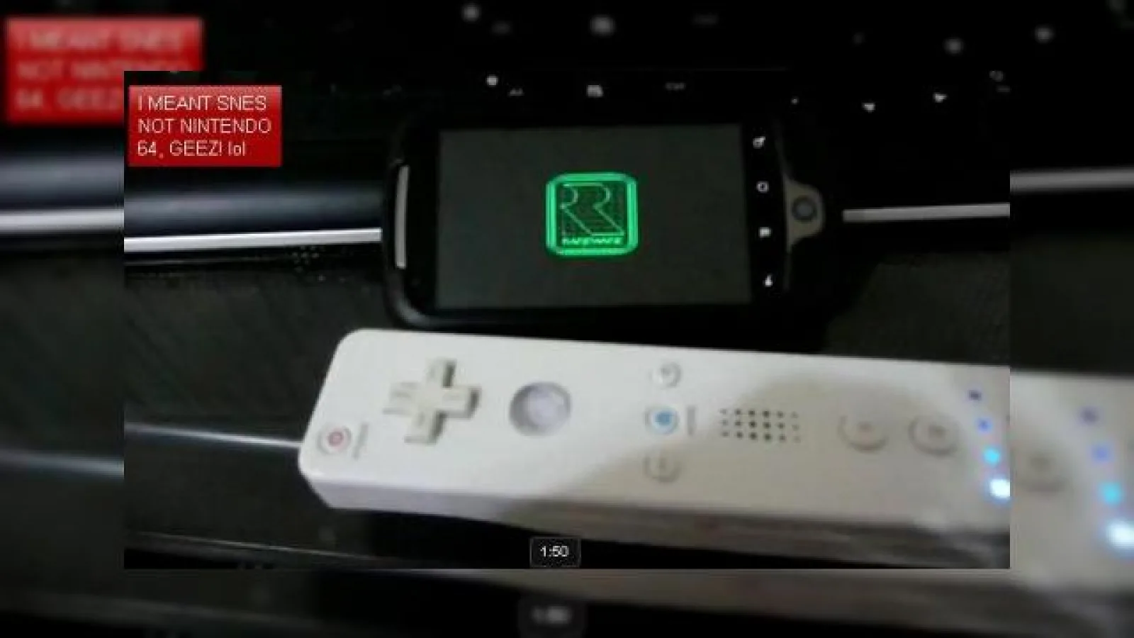Jocurile de pe terminalele Android, controlate de un Nintendo Wiimote (Video)